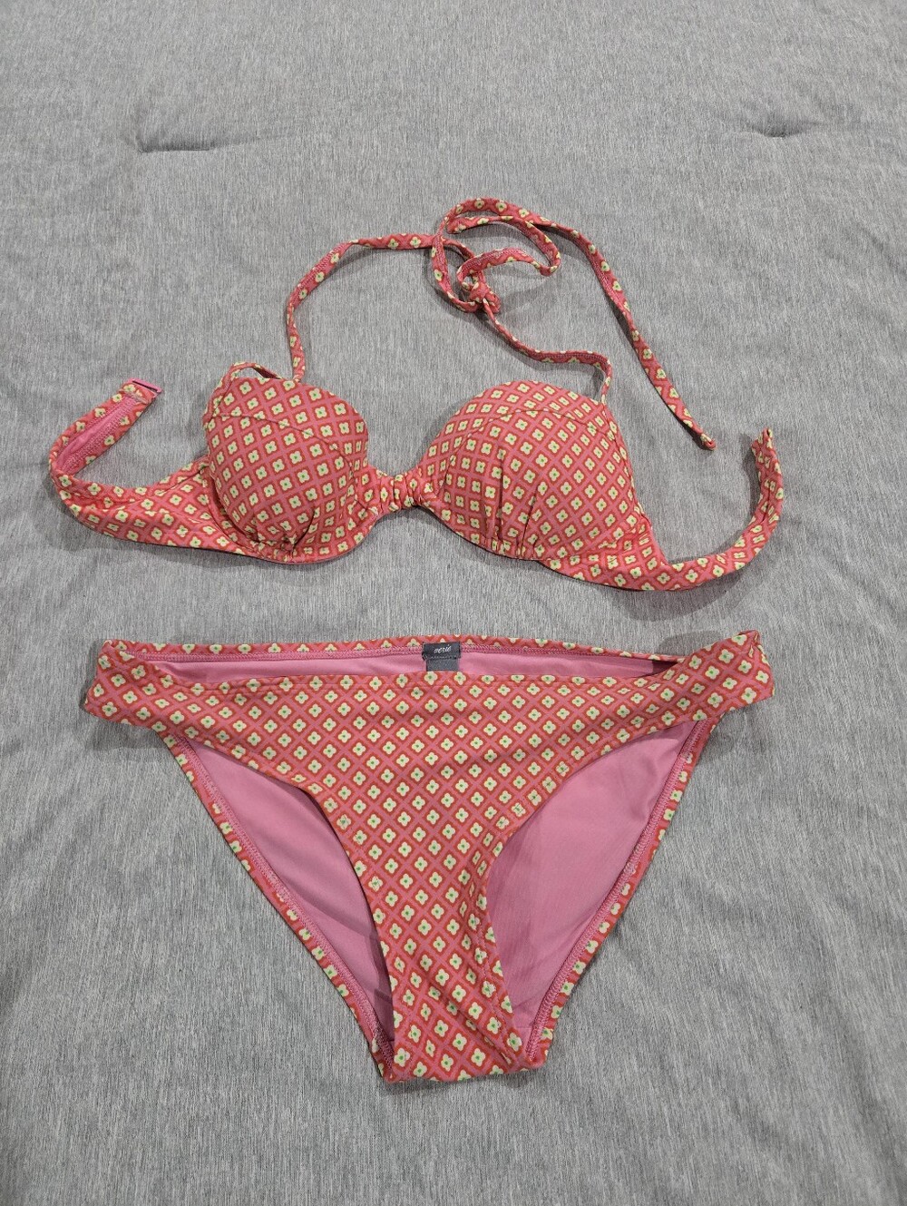 Aerie Pink Bikini Swimsuit Size Small